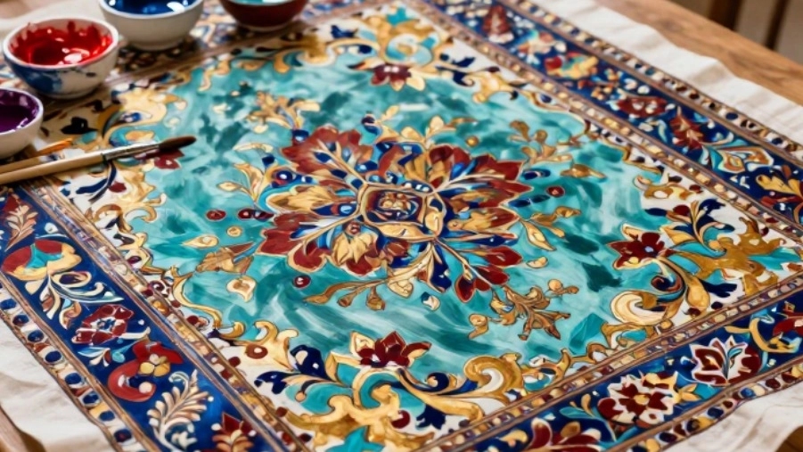 نقاشی روی پارچه در شیراز طراحی خاص و سفارشی لباس با هنر فاطمه‌ جنابی
