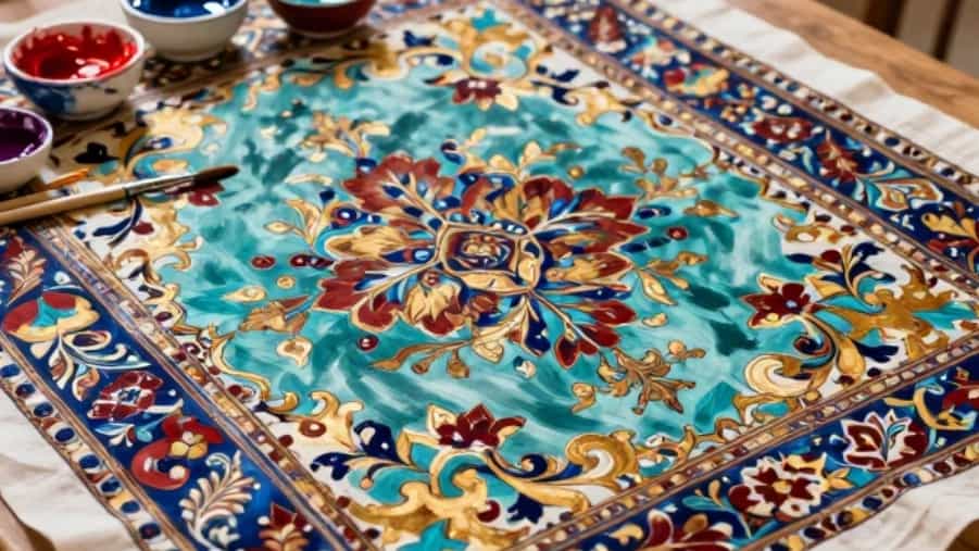 نقاشی روی پارچه در شیراز طراحی خاص و سفارشی لباس با هنر فاطمه‌ جنابی